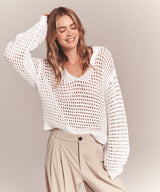 Luxe Chunky Cotton Pointelle Stitch Polo