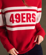 NFL Luxe Cashmere Oversized Crewneck Sweater