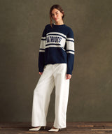 NFL Luxe Cashmere Oversized Crewneck Sweater