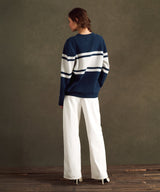 NFL Luxe Cashmere Oversized Crewneck Sweater