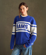 NFL Luxe Cashmere Oversized Crewneck Sweater