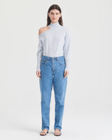 Cashmere Shoulder Cut Out Turtleneck