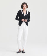 Ribbed Cut Out Cardigan