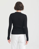 Ribbed Cut Out Cardigan