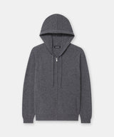 Signature Cashmere Zip Up Hoodie