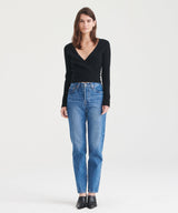 Signature Cashmere Crossover Sweater