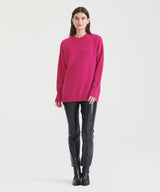 Luxe Cashmere Oversized Crewneck Sweater