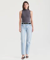 Modal Cashmere Sleeveless Mockneck Bodysuit