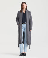 Luxe Merino Cashmere Tie Waist Coat