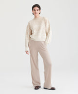Signature Cashmere Paperbag Wide Leg Pants