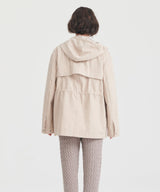 Hooded Raincoat with Removable Lining