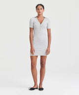 Silk Cashmere Polo Mini Dress