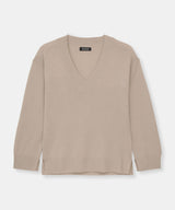 Signature Cashmere Wide Sleeve V-Neck Sweater