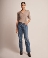 Super Fine Cashmere Short Sleeve Polo