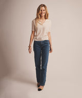 Super Fine Cashmere Short Sleeve Polo