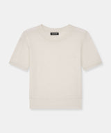 Lightweight Cashmere Short Sleeve Sweater
