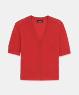 Lightweight Cashmere Short Sleeve Cardigan