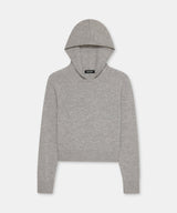Signature Cashmere Cropped Hoodie