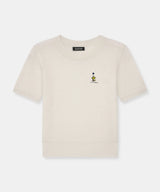 Women's Woodstock Lightweight Cashmere Short Sleeve Sweater