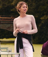 Lightweight Cashmere Ribbed Sweater