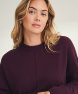 Signature Cashmere Crewneck Sweater with Pintucks