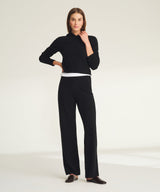 Signature Cashmere Cropped Hoodie