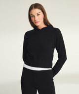 Signature Cashmere Cropped Hoodie