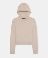 Signature Cashmere Cropped Hoodie