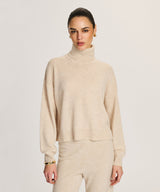 Signature Cashmere Boxy Turtleneck Sweater