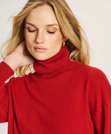 Signature Cashmere Boxy Turtleneck Sweater