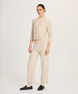 Signature Cashmere Cropped Hoodie