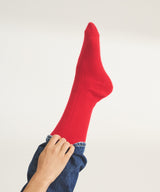 Signature Cashmere Ribbed Socks