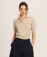 Signature Cashmere Short Sleeve Polo