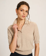 Signature Cashmere Short Sleeve Polo