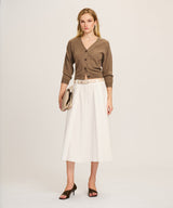 Signature Cashmere Three-Quarter Sleeve Cardigan