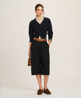 Signature Cashmere Three-Quarter Sleeve Cardigan