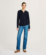 Signature Cashmere Zip Up Hoodie