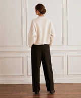 Ultra Luxe Cashmere High Neck Cardigan