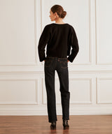 Super Luxe Cashmere Crossover Sweater