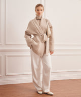 Super Luxe Cashmere Double Faced Shawl Collar Jacket