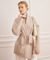 Super Luxe Cashmere Double Faced Shawl Collar Jacket