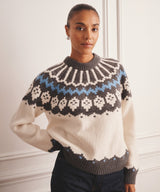 Super Luxe Cashmere Fair Isle Crewneck