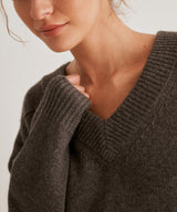 Super Luxe Cashmere V-Neck Sweater