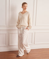 Super Luxe Cashmere V-Neck Sweater