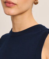 Super Fine Cashmere High Neck Tank