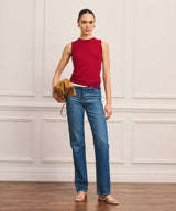 Super Fine Cashmere High Neck Tank