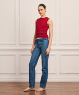 Super Fine Cashmere High Neck Tank