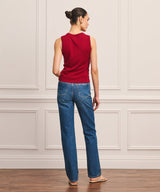 Super Fine Cashmere High Neck Tank
