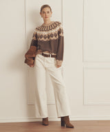 Super Luxe Cashmere Fair Isle Crewneck