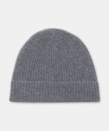 Signature Cashmere Ribbed Beanie